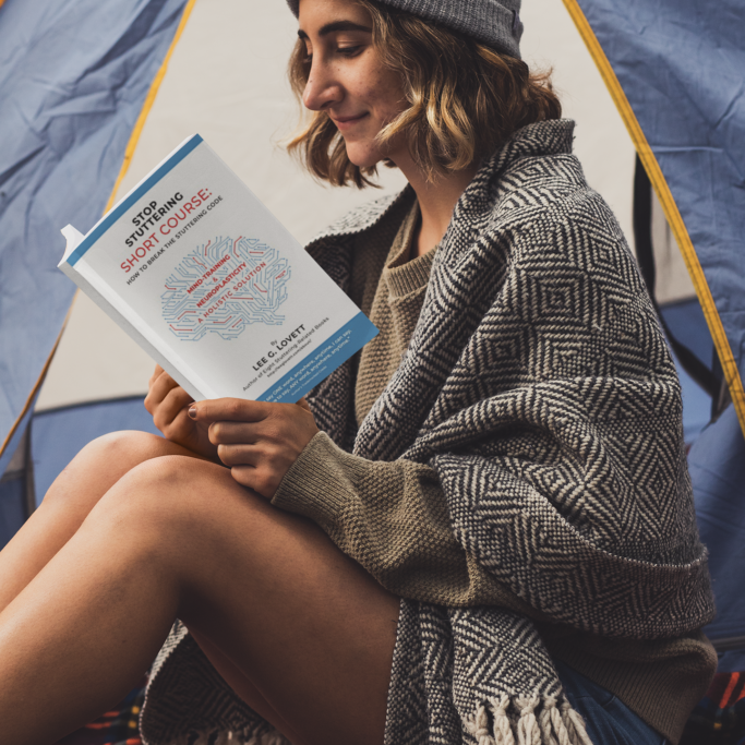 mockup-of-a-young-woman-reading-a-book-at-a-campsite-30505